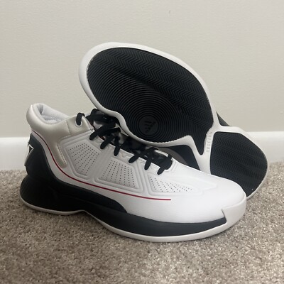 Size 9.5 - adidas D Rose 10 White Black Red