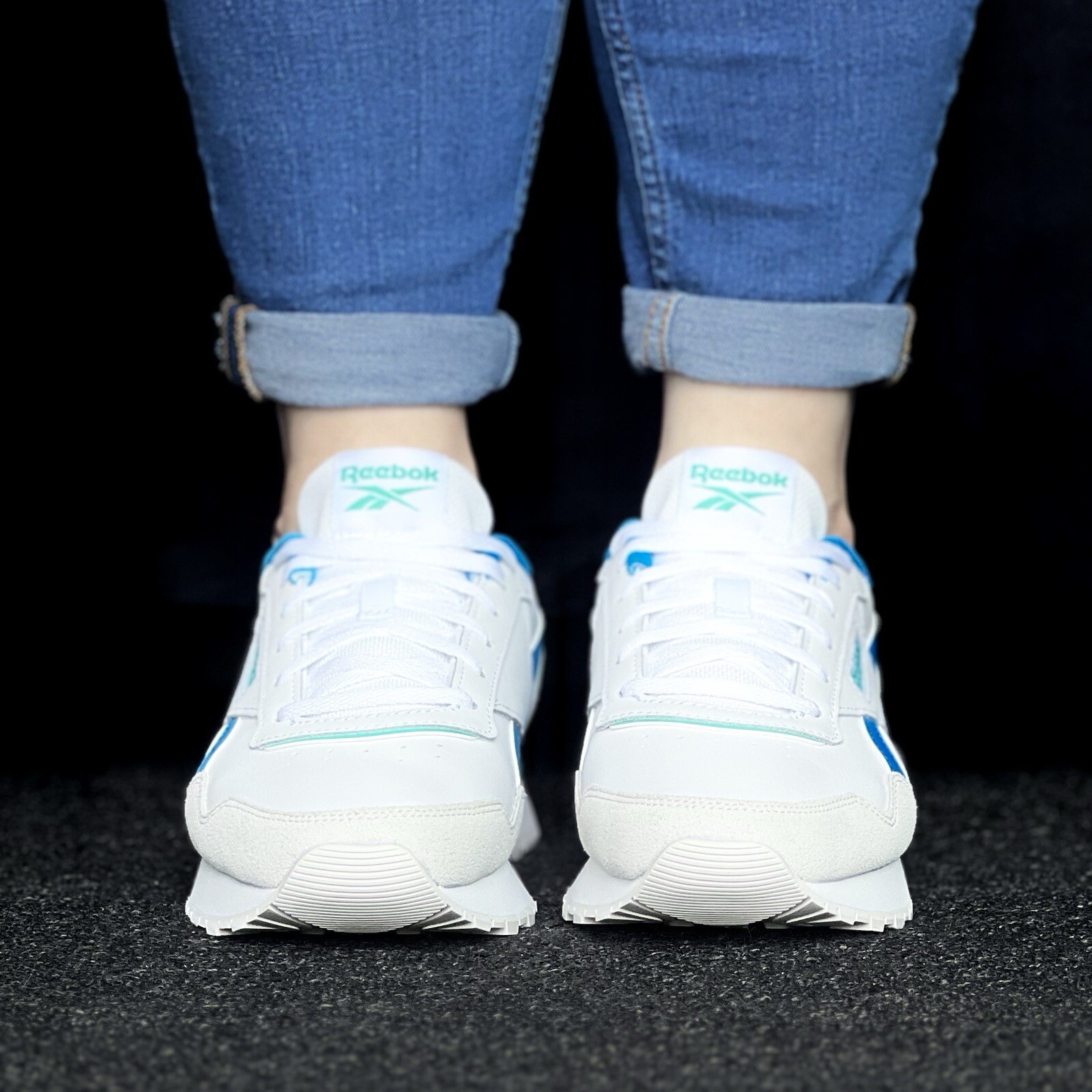 Reebok Glide Classic Women’s Size 9 Running Shoe Athletic Sneakers White #418