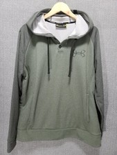 Under Armour Women's Hooded Loose Sweatshirt Hoodie Large Green EUC   B65