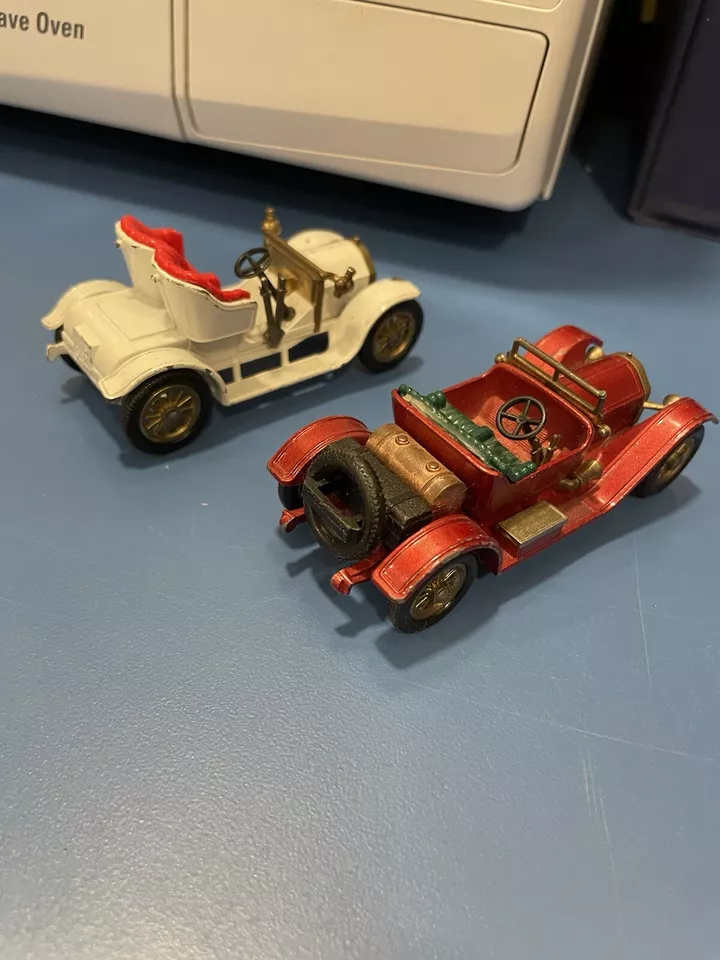 Lote De 2 Modelos De Colección Lesney Matchbox De Antaño (1909 opel + 1914 Stutz) Foto 4 de 4