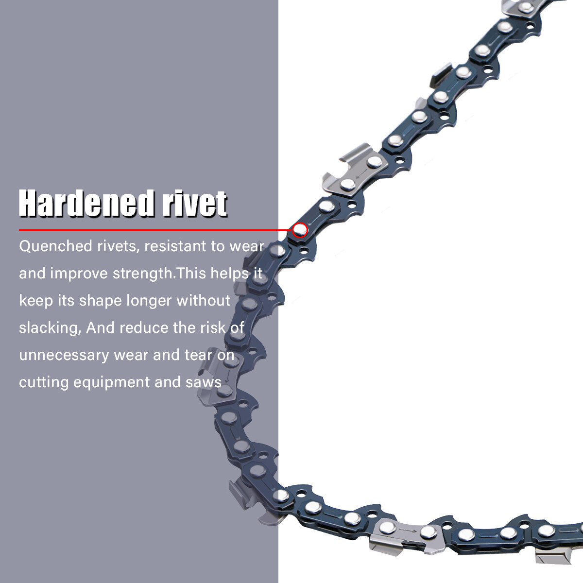 8" Chainsaw Chain Blade FIT KOBALT KPS 8008 40V Pole Saw 3/8"LP .050