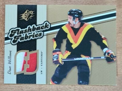 2006-07 SPx - Flashback Fabrics Tiger Williams #121 (MEM) for sale