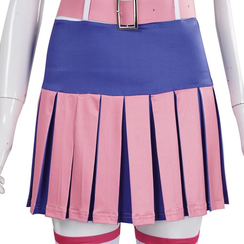 Lollipop Chainsaw Juliet Starling Cosplay Costume Blue Pink Purple Tops Skirt - Picture 14 of 24