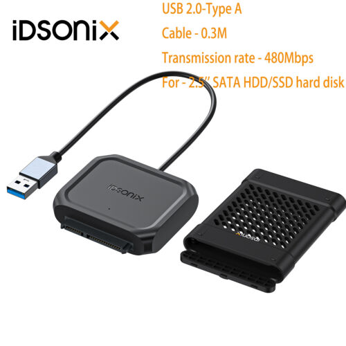 "Cable convertidor adaptador IDsonix SATA a USB para disco duro 2,5"" 3,5" - Imagen 20 de 34
