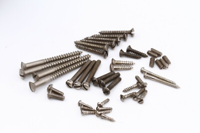 Aged complete BLACKGUARD slotted Screw Set  - fits to Tele  ''Art of Aging'' Serie