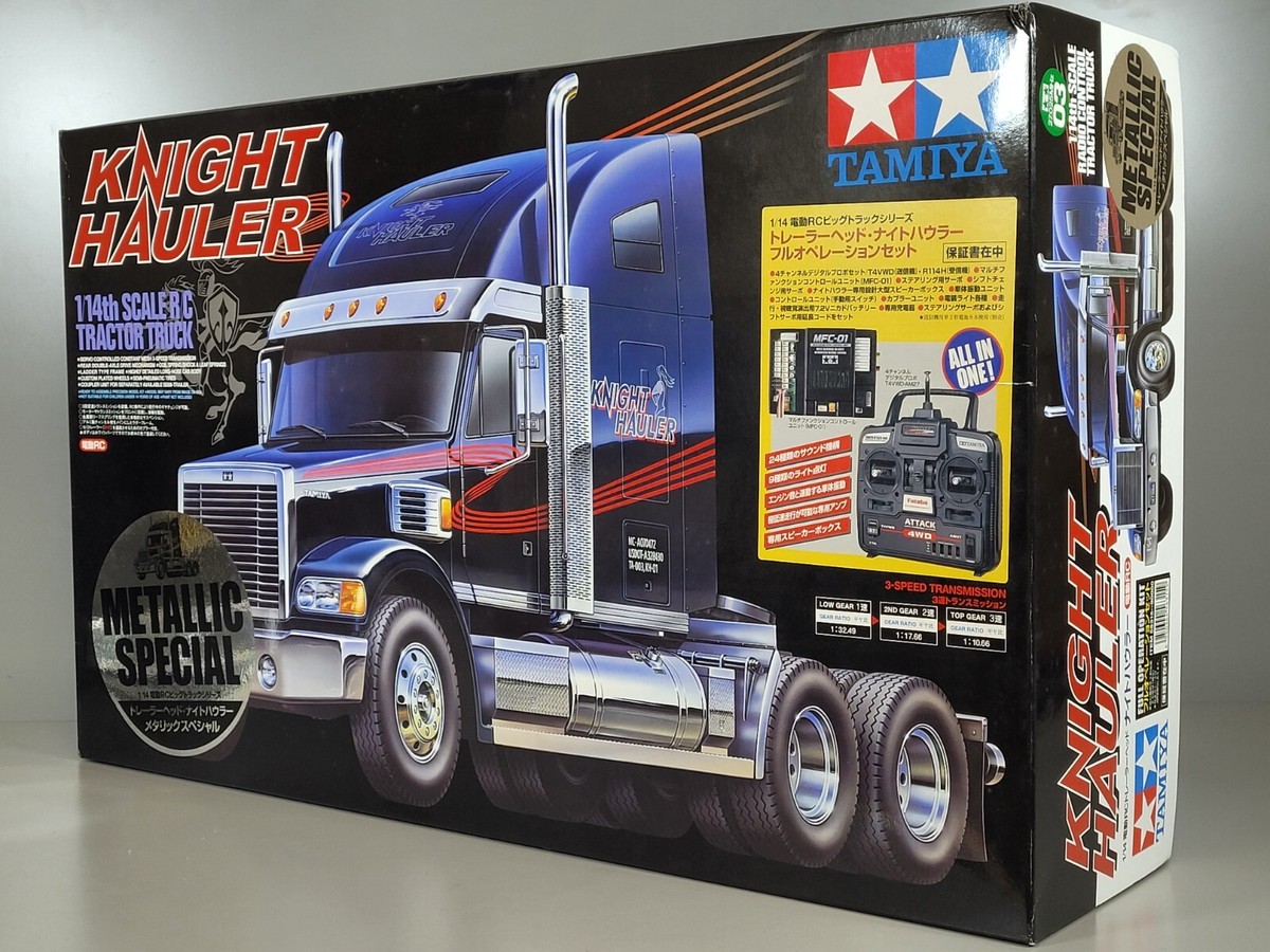 New Tamiya 1/14 RC Knight Hauler Chrome Metallic Special Edition