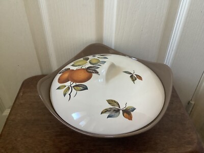 Vintage Retro MCM Midwinter Stylecraft Obst verzierte Terrine/Auflaufform