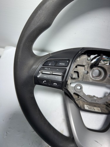 2018-2020 HYUNDAI KONA STEERING WHEEL W/CRUISE CONTROL SWITCH OEM - Picture 2 of 5