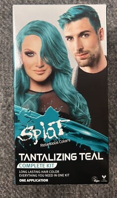 Splat Complete Kit, Tantalizing Teal, Semi-Permanent Teal Hair Dye