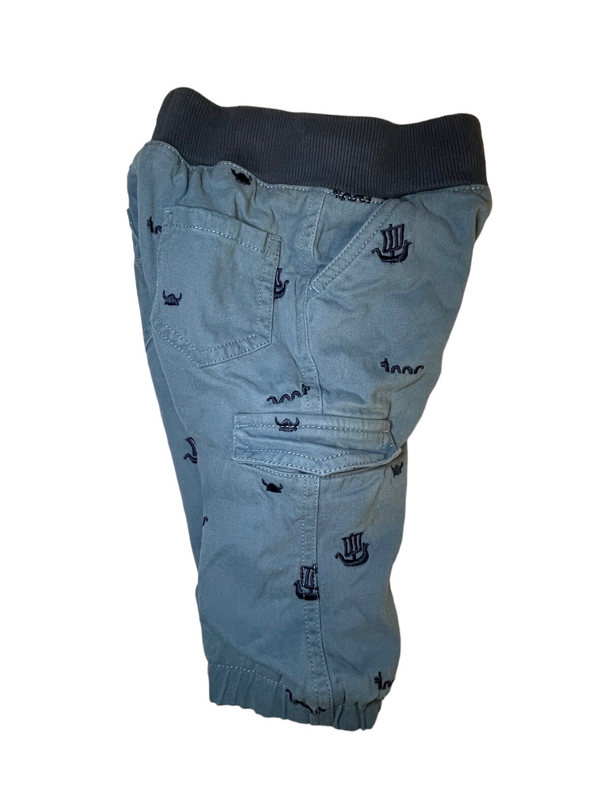 Hanna Andersson Baby Boy 1218 Months 75cm Jersey Lined Blue Cargo