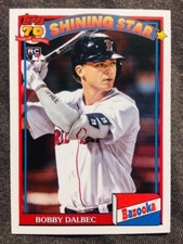2021 Topps Archives Bobby Dalbec Rookie RC 1991 Bazooka Shining Stars Card. rookie card picture