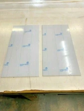 2- pieces New Lexan Polycarbonate Sheet Clear 3/16" x 12" x 24" Makrolon