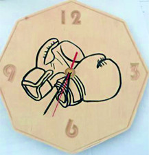 OROLOGIO LEGNO BOXE PUGILATO