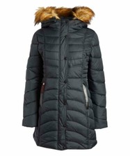 New Canada Weather Gear Faux Fur Trim Hooded Puffer Coat Plus Size 2x