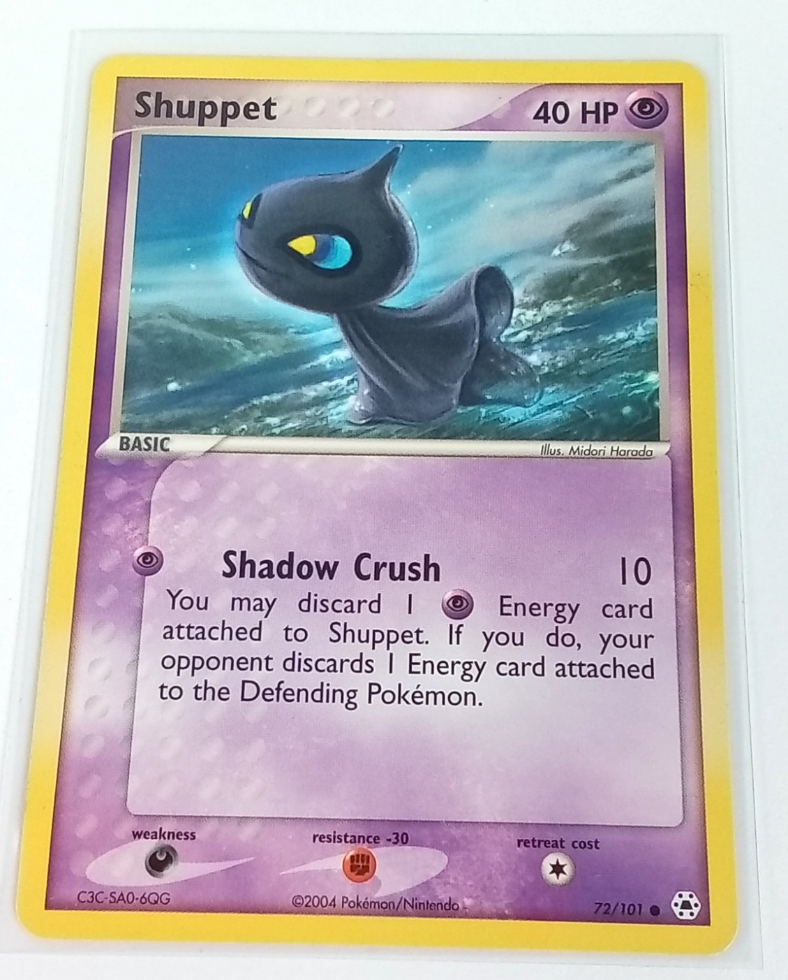 Shuppet 72/101 Hidden Legends Pokémon Card 2004