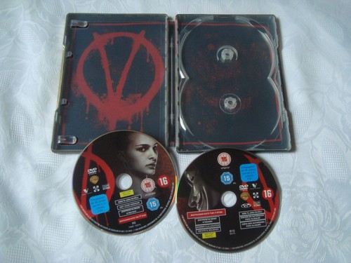 V FOR VENDETTA SteelBook + limited graphic novel book Natalie Portman DVD - Picture 3 of 6