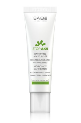 Babe Laboratorios Stop Akn Skin Hidratante Moisturiser Matting Cream 1.7 fl.oz.