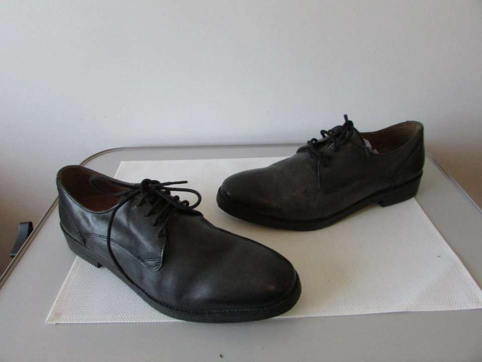 chaussures franck wright cuir noir 43 - Imagem 2 de 4