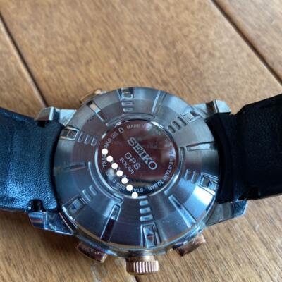 Seiko Astron SBXA038 7X52-0AK0 Stainless Steel Box Solar Mens