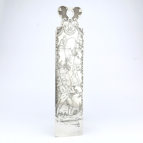 Rare Antique Tiffany Acid Etched Silver Aesthetic Check Cutter. E J Jerzmanowski - Picture 2 of 7
