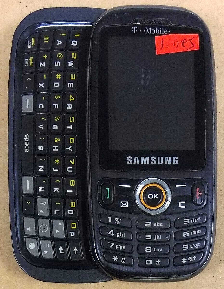 Samsung Column / Linx SGH-T369 - Black ( T-Mobile ) Rare Slider