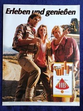HB Filter Zigaretten, die originale Werbung aus 1986