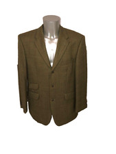 jolie veste laine vierge kaki chiné DORMEUIL taille 54 excellent état