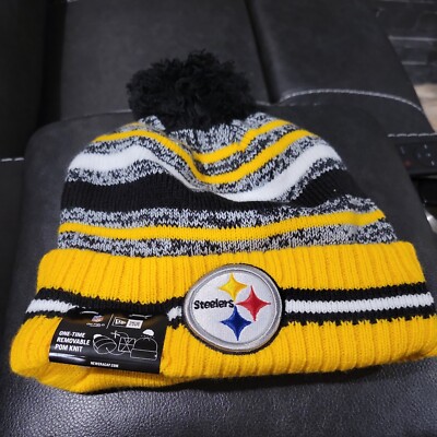 Pittsburgh Steelers New Era 2021 NFL Sideline Sport Official Pom