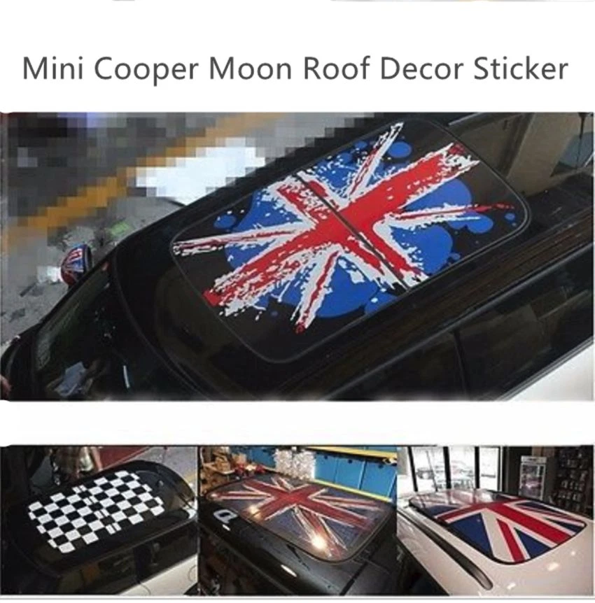 Mini Cooper Countryman R60 Moonsun techo gráficos decoración pegatina calcomanía Union Jack Foto 4 de 4