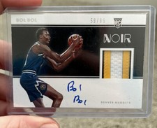 2019-2020 Panini Noir Bol Bol /99 rookie patch auto rc rpa 