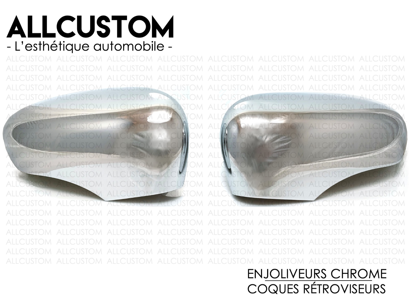 Cacher les rayures de rétroviseur Renault Captur 2013-2017 avec ces coques chromées RS