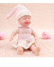 Mini Ganzkörper Silikon Reborn Baby Puppe Neugeborenes Baby Puppe echte Babypuppe