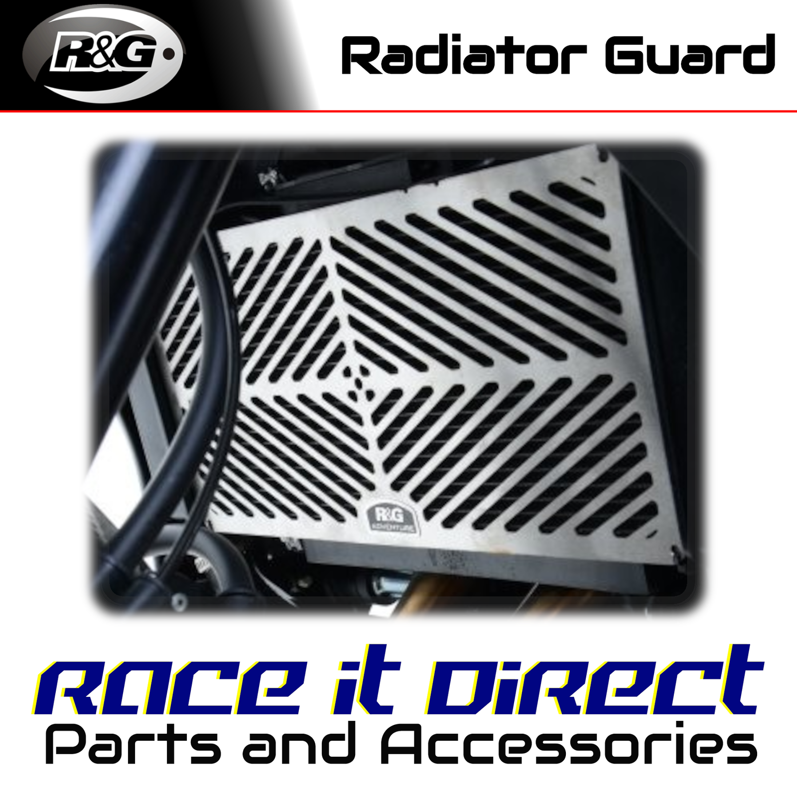 Stainless Radiator Guards for Kawasaki Versys 650 2015-2024 R&G