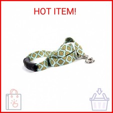 Yellow Dog Design Cleo Blue Ez-Grip Dog Leash with Comfort Handle 1" Wide and 5'