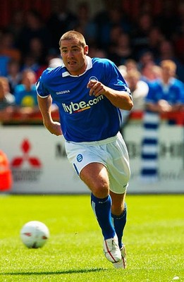 David Dunn of Birmingham City at the pre season firendly between C- Old Photo 5