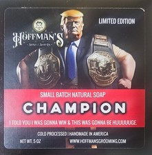 Hoffman's Shave & Soap Co. Natural Body Soaps Champion..