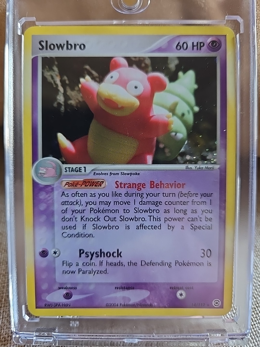 2004 Pokemon TCG Slowbro FIRERED LEAFGREEN Holo 14/112 NM/VLP