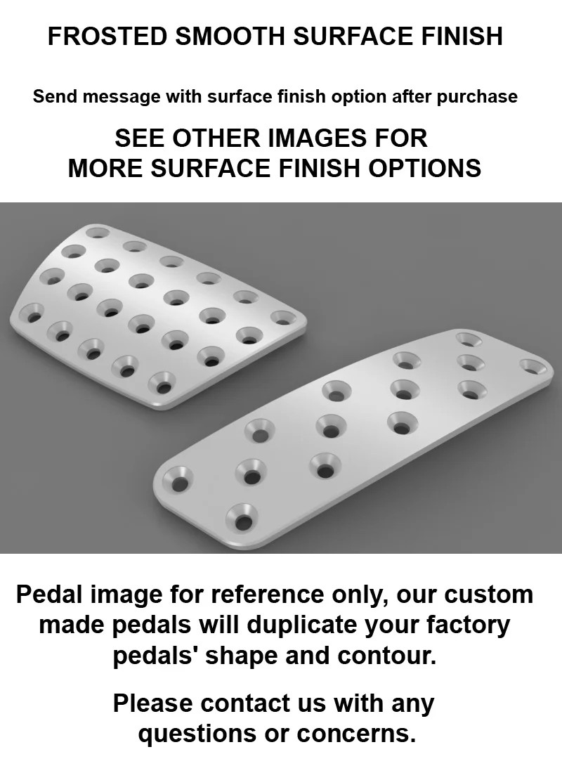 Ferrari 456 M 2nd Gen Basic Auto Billet aluminum racing pedal pad covers