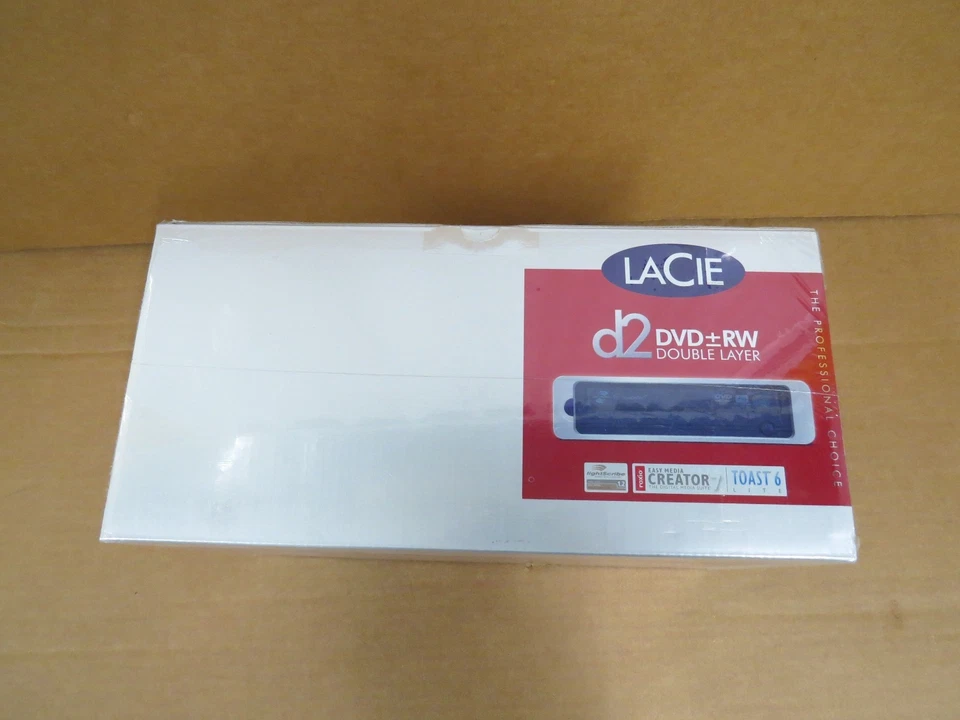 LaCie D2 DVD RW 8.5GB Dual layer USB FireWire Toast 6 External Drive NEW SEALED - Image 2 of 4