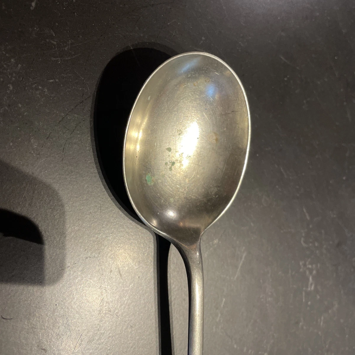 DIXON RESISTARN Spoon With Trumpet &banner Makers Mark NS Sheffield Cutlery