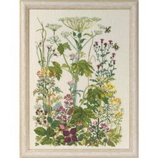 Permin counted cross stitch kit "Flower/wayside", 33x45cm, DIY, 90-4153