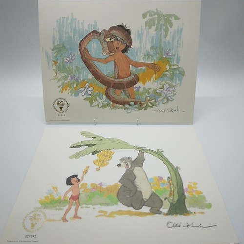 Disney The Jungle Book Deluxe Collectors Edition Video, Booklet & Lithographs - Picture 16 of 19