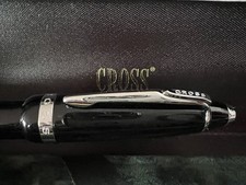 CROSS Füllfederhalter Townsend Lack Schwarz Mit Patrone In Box