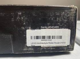 LEGO Architecture 21010 Robie House Frank Lloyd Wright 2011 Retired NEW SEALED