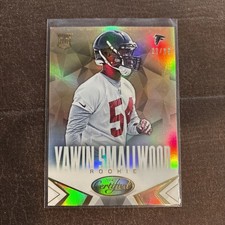 YAWIN SMALLWOOD 2014 PANINI CERTIFIED ROOKIES GOLD MIRROR /25 #173 FALCONS