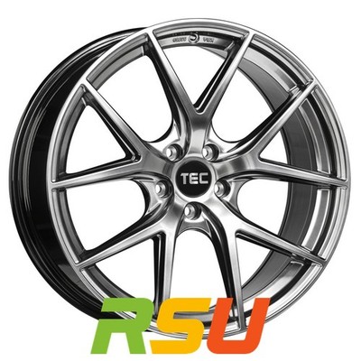 4x TEC Speedwheels GT6 EVO hyper-black 9x19'' ET39 LK5 112 ML 72.5 Alufelgen 1...