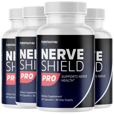 Nerve Shield Pro Capsules Hearing Supplement - 4 Bottles