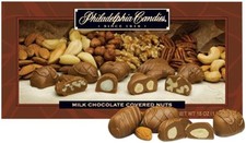 Milk Chocolate Covered Assorted Nuts, 1 Pound Box Almond, Brazil, Cashew,