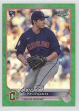 2022 Topps Chrome Logofractor Edition Green Refractor 19/99 Eli Morgan #14 0xg6