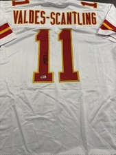 Marquez Valdes-Scantling Signed XL Custom Chiefs Jersey-Beckett Witnessed